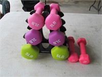 hand weights and tree