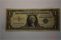 1957-B US One Dollar Silver Certificate