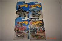 4- Assorted Hot Wheels