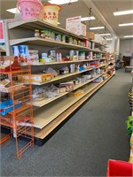 Retail Lozier grocery racking 4' -  2 sided