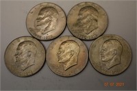 5- 1776-1976 Bicentennial US $1 Coins