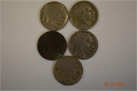 5- US Indian Head Nickels Dates Unknown