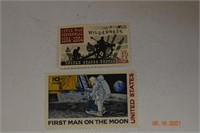 First Man On Moon & Civil War Centennial Stamps