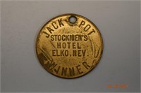 Stockmen's Elko Nevada Jackpot Winner Token