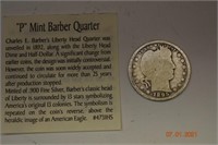 1895-P US Barber Quarter