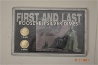 First & Last Roosevelt Silver Dimes