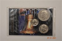 1776-1976 Bicentennial Treasure Collection 3 Coin