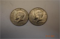 2-1776-1976 Bicentennial Half Dollars