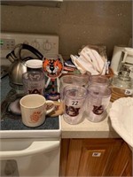 LOT OF AUBURN TERVIS TUMBLERS AND OTHER