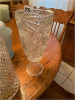 CRYSTAL FROSTED VASE