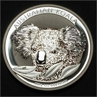 2014 AUSTRALIA - Koala Bear BU .999 1 OZT.