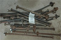 lot of long bolts and nuts