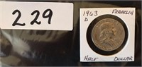 1963D Franklin Collector's Coin