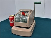Vintage Cheque Writer machine