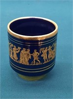 Keramik By Apollon Greek Porcelain Blue Cup