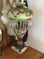 Parlor Lamp Electric, With Prisms
