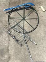 Bike Chain Cover, Basket, Steel Wheel