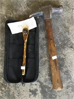 Craftsman Gold Plated 3/8 Ratchet, Hammer