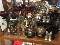 Cape cod ruby and Silverplate assortment