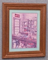 Coca Cola Grocery Store Framed Print