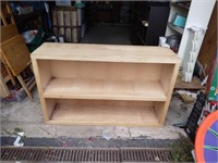 Unfinished wood  shelving 48x14x30