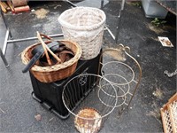 Baskets and dish tier