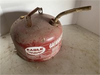 Eagle galvanized gas can