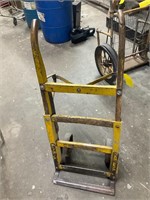 Antique hand cart cast wheels