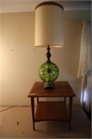 LANE END TABLE/1960'S TABLE LAMP: