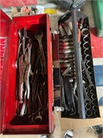 Tool box with misc tools multiple sockets