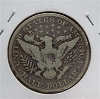 1893-P Barber half dollar, choice