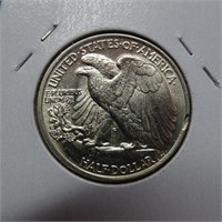 1943-P Liberty half dollar, ch BU