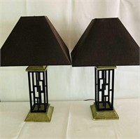 High Quality Side Table Lamps/31”H,8” Base 8” W