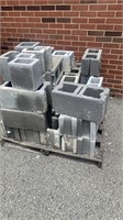 Pallet of assorted cinder block