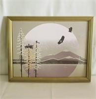 “Autumn Ducks”/Framed/Canvas/26x23
