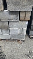 Pallet of large cinder block