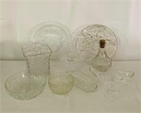 Vintage Glassware/10 Pieces