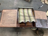 Antique awning Salesman sample from JC Truemper