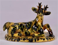 Redware deer by James J. Nyeste 1986, Seven