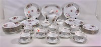 Royal Kent china set for 8, dinner plates - 10" /