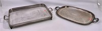 Footed tray - EPNS - 15.5" x 20" plus handles /