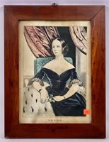 N. Currier print "Laura" - 1846, 9.5" x 13.5"