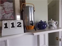 Coffee Pot and 2 Tea Pots