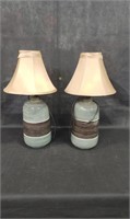 Pair of Ceramic Base Table Lamps