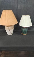 Pair of Decorative Ceramic Lamps