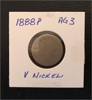 1888P (V) Nickel Collector's Coin