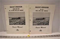 Massey Ferguson No. 36 wide level disc harrow and
