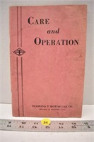 1947 Diamond T truck Operations manual 72 pages