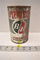 1 QT BA Peerless H.D. motor oil can (full)