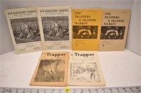 Trapper's Magazines - two from 1957, two from